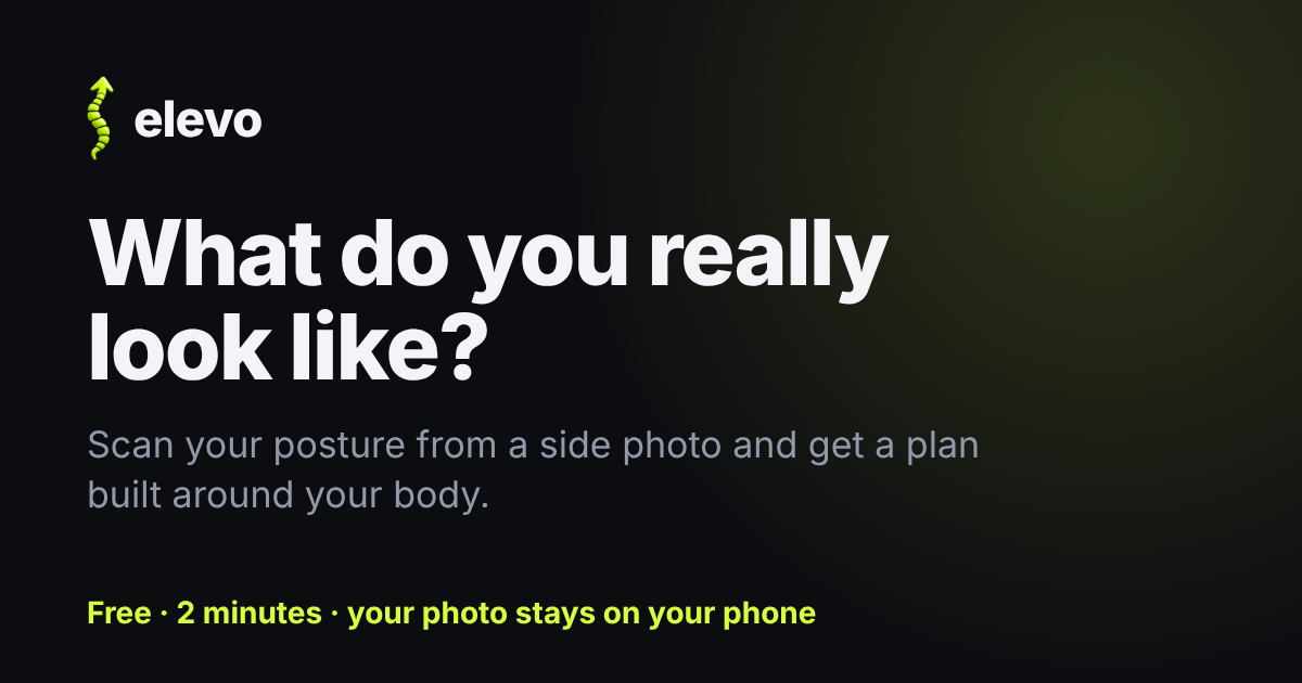 I built a posture scanner that gives you a score and a personalized plan, and I’d love your feedba